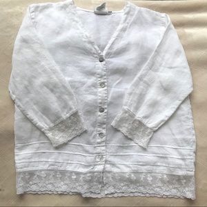 Hot Cotton Lace and Linen Shirt
